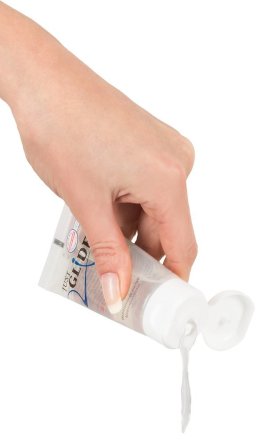 Смазка на водной основе JUSTGLIDE со вкусом клубники - 50 мл.  