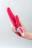 Ярко-розовый вибратор  Satisfyer Vibes Mr. Rabbit с клиторальным отростком - 22,1 см. 