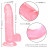 Розовый фаллоимитатор Size Queen 6  - 20,25 см. 