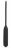 Черный уретральный виброплаг Silicone Vibrating Urethral Dilator - 21 см. 