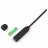 Черный уретральный виброплаг Silicone Vibrating Urethral Dilator - 21 см. 