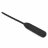 Черный уретральный виброплаг Silicone Vibrating Urethral Dilator - 21 см. 