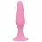 Розовая анальная пробка BEAUTIFUL BEHIND SILICONE BUTT PLUG - 11,4 см. 