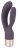Фиолетовый вибратор-кролик Elegant Rabbit - 15,2 см. 
