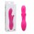 Розовый вибратор INDULGENCE Frolic Bunny - 18,5 см. 
