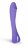 Фиолетовый вибратор для G-стимуляции Gili G-Spot Vibrator - 22 см. 