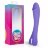 Фиолетовый вибратор для G-стимуляции Gili G-Spot Vibrator - 22 см. 