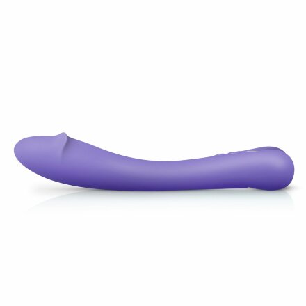 Фиолетовый вибратор для G-стимуляции Gili G-Spot Vibrator - 22 см. 