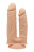 Телесный анально-вагинальный фаллоимитатор Double Penetrator - 19,5 см. 