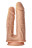 Телесный анально-вагинальный фаллоимитатор Double Penetrator - 19,5 см. 