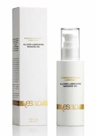 Массажный гель-смазка на силиконовой основе Allover Massage Gel - 100 мл. 