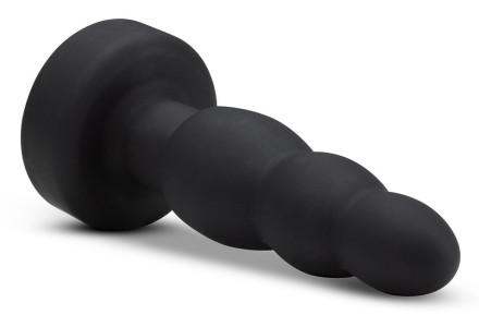 Черный анальный вибратор Propel Plug - 14,6 см. 