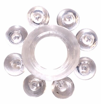 Прозрачное эрекционное кольцо Rings Bubbles 