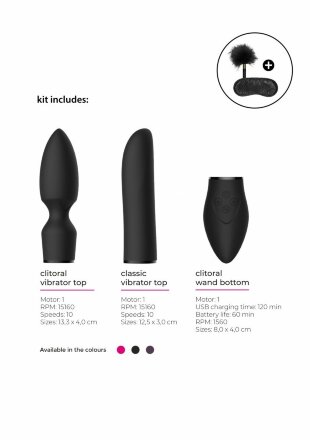 Черный эротический набор Pleasure Kit №4 