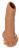 Телесная насадка с усиками и открытой головкой Nude Sleeve S - 10 см. 