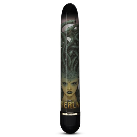Фиолетовый вибратор Medusa - 17,7 см. 
