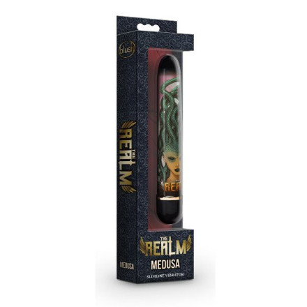 Фиолетовый вибратор Medusa - 17,7 см. 