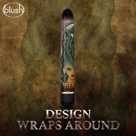 Фиолетовый вибратор Medusa - 17,7 см. 