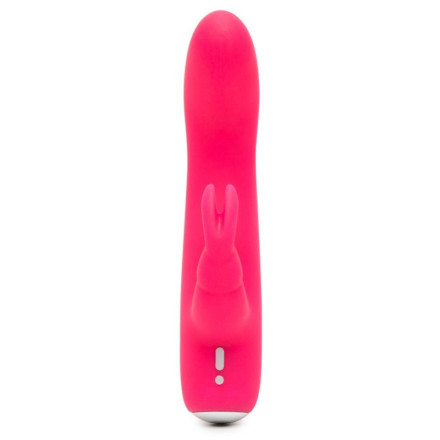 Розовый вибратор-кролик Rechargeable Mini Rabbit Vibrator - 15,2 см. 