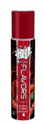 Разогревающий лубрикант Fun Flavors 4-in-1 Popp n Cherry с ароматом вишни - 30 мл.