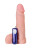 Страпон с 2 насадками и вибрацией UniStrap - 20 и 18 см. 
