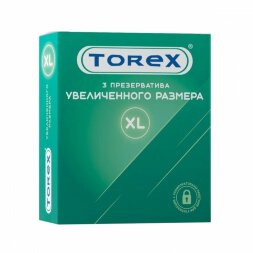Презервативы Torex &quot;Увеличенного размера&quot; - 3 шт.