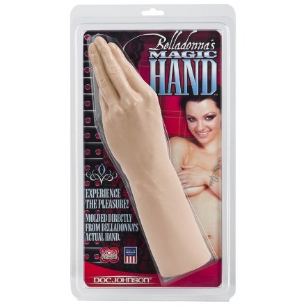 Кисть телесная Belladonna&#039;s Magic Hand White - 30 см. 