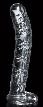 Прозрачный стеклянный стимулятор Icicles № 60 - 15 см. 