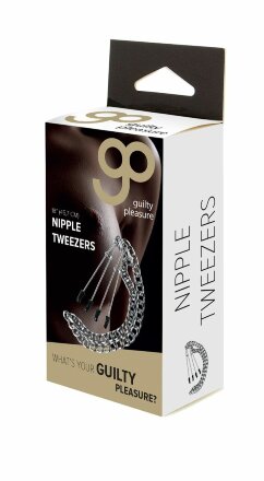 Зажимы на соски Nipple Tweezers с цепочкой 