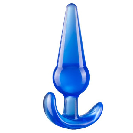 Синяя анальная пробка в форме якоря Large Anal Plug - 12,2 см. 
