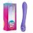 Фиолетовый вибратор для G-стимуляции Lici G-Spot Vibrator - 22,5 см. 