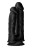 Черный анально-вагинальный фаллоимитатор Double Penetrator - 19,5 см. 