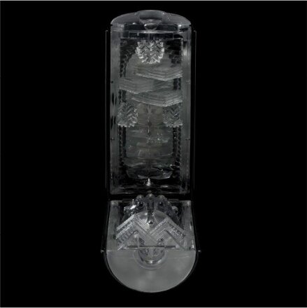 Чёрный мастурбатор FLIP HOLE BLACK 