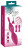 Ярко-розовый клиторальный вибратор с 3 насадками Spot Vibrator with 3 Tips - 17,9 см. 