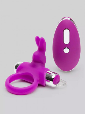 Лиловое виброкольцо с пультом ДУ Remote Control Cock Ring 