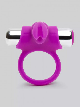 Лиловое виброкольцо с пультом ДУ Remote Control Cock Ring 