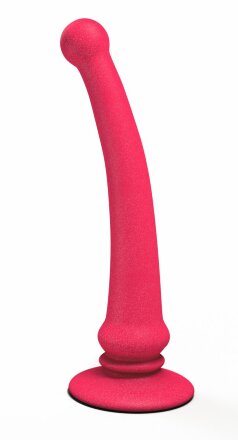 Розовый анальный стимулятор Rapier Plug - 15 см. 