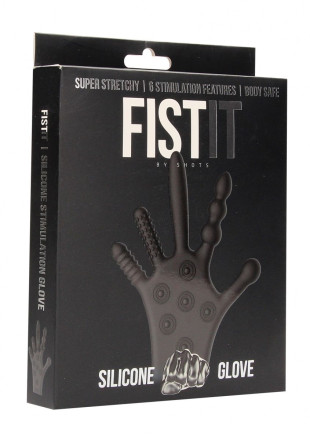 Черная стимулирующая перчатка Stimulation Glove 
