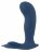 Синий вибростимулятор простаты Vibrating Butt Plug - 11,7 см. 