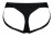 Черные трусики для насадок Heroine Lingerie Harness - size M 