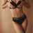 Черные трусики для насадок Heroine Lingerie Harness - size M 