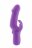 Фиолетовый вибратор с клиторальным отростком MATES FANTASY RECHARGE VIBRATOR - 17 см. 