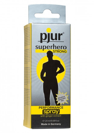 Спрей-пролонгатор длительного действия pjur SUPERHERO Strong Spray - 20 мл. 