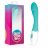 Зеленый вибратор для G-стимуляции Tate G-Spot Vibrator - 20 см. 
