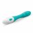 Зеленый вибратор для G-стимуляции Tate G-Spot Vibrator - 20 см. 