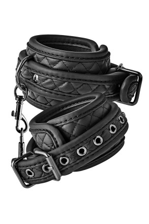 Черные манжеты на щиколотки ANKLE CUFF DIAMOND 