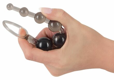 Дымчатая анальная цепочка Anal Beads - 20,5 см. 