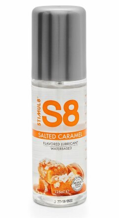 Смазка на водной основе S8 Flavored Lube со вкусом соленой карамели - 125 мл. 