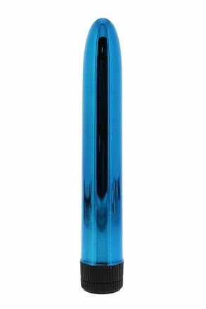 Голубой вибратор KRYPTON STIX 6 MASSAGER - 15,2 см. 