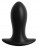 Черные трусики Remote Lace Peek-a-Boo XL-XXL с вибрацией и анальным стимулятором 